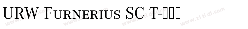 URW Furnerius SC T字体转换